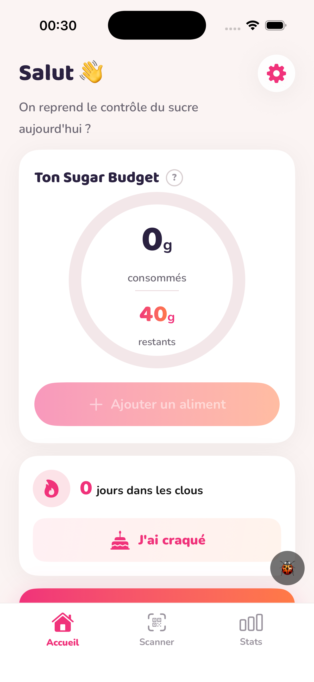 Aperçu de l'app Evoly